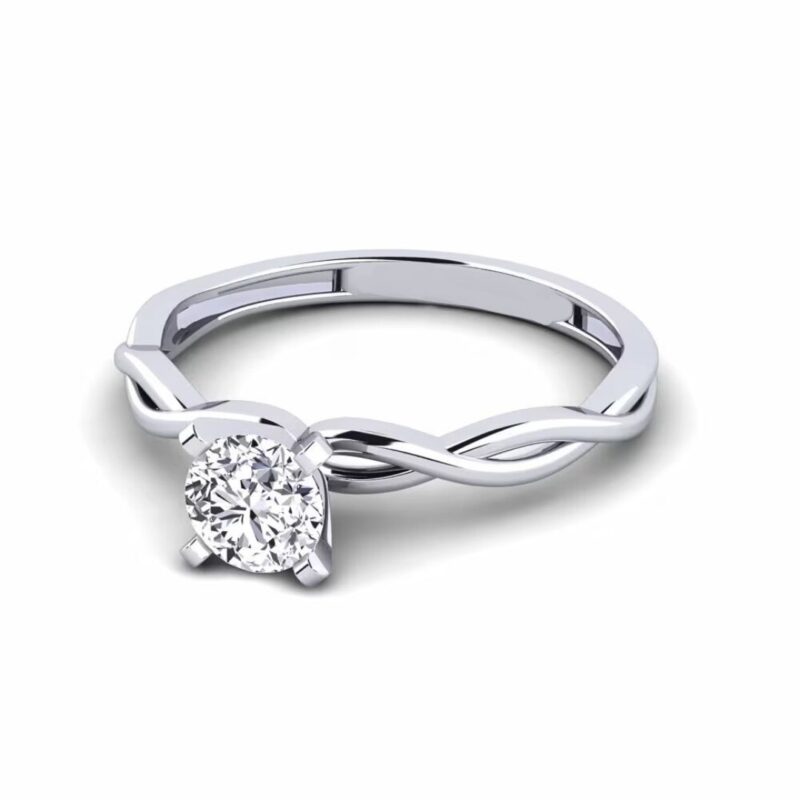 Classic Solitaire Diamond Ring - Image 2