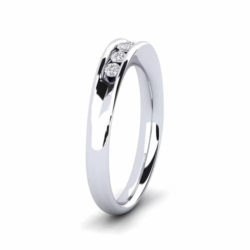 Minimalist Gold Band Ring - Image 2