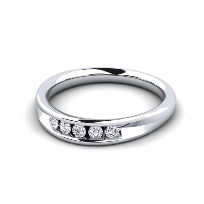 Minimalist Gold Band Ring - Image 4