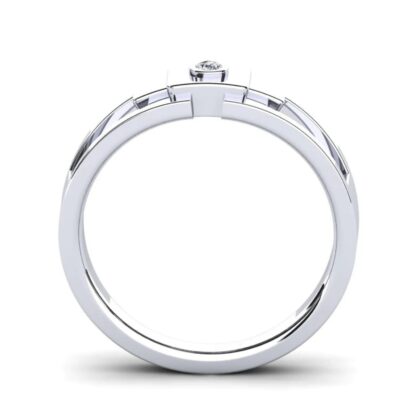 Blue Mist Sapphire Halo Ring