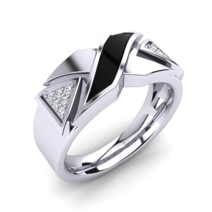 Luna Twist Moissanite Ring