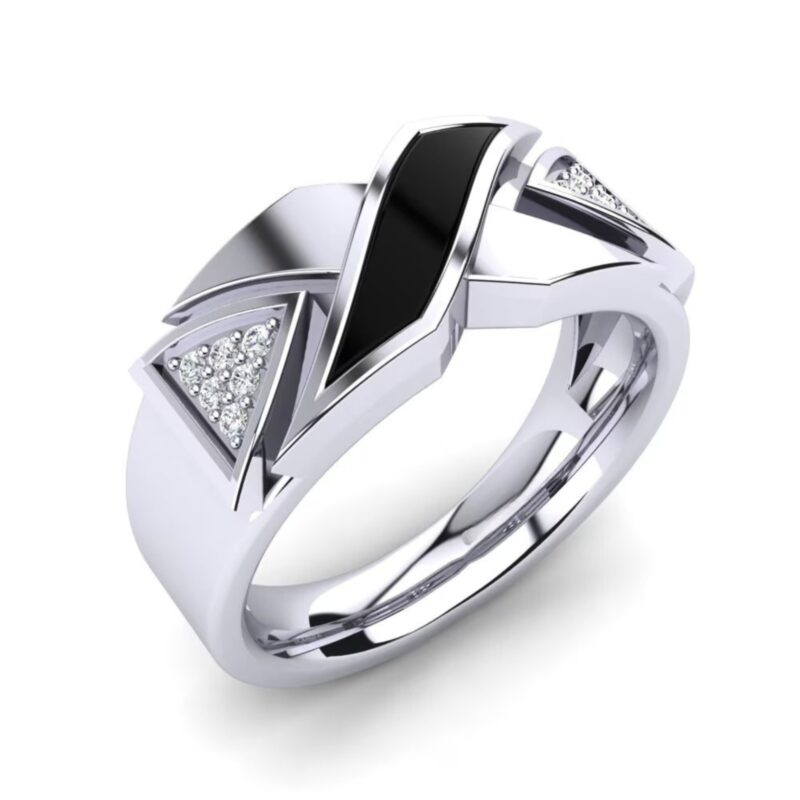 Luna Twist Moissanite Ring