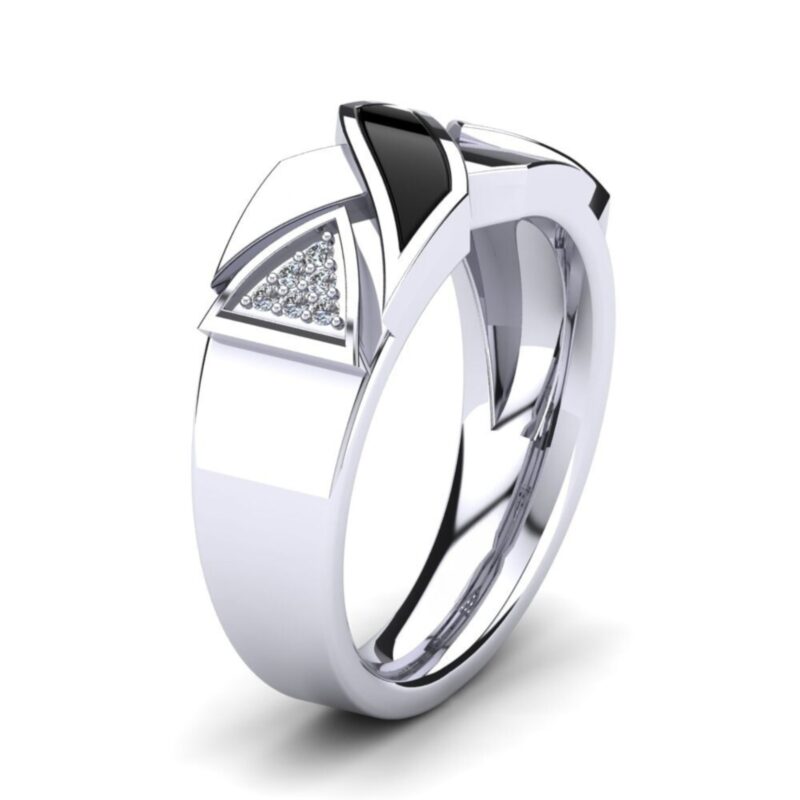 Luna Twist Moissanite Ring - Image 3