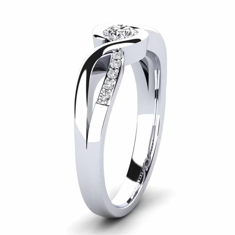 Onyx Noir Stackable Ring - Image 3