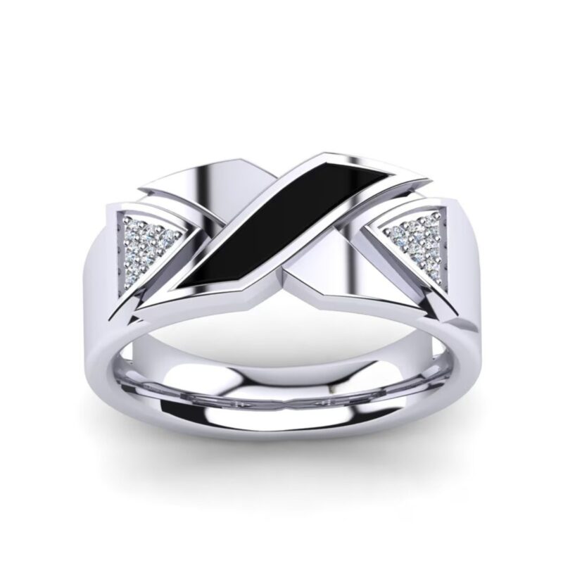 Luna Twist Moissanite Ring - Image 4