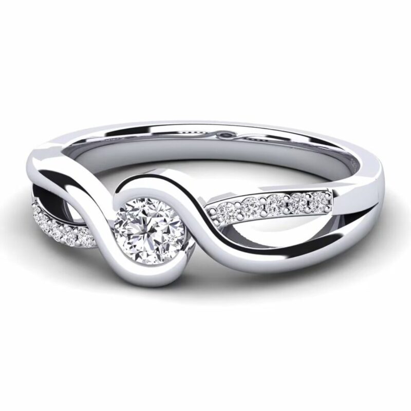 Onyx Noir Stackable Ring - Image 2
