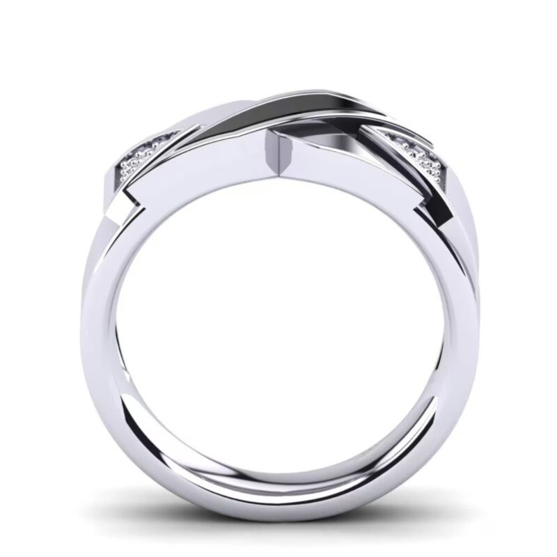 Luna Twist Moissanite Ring - Image 2
